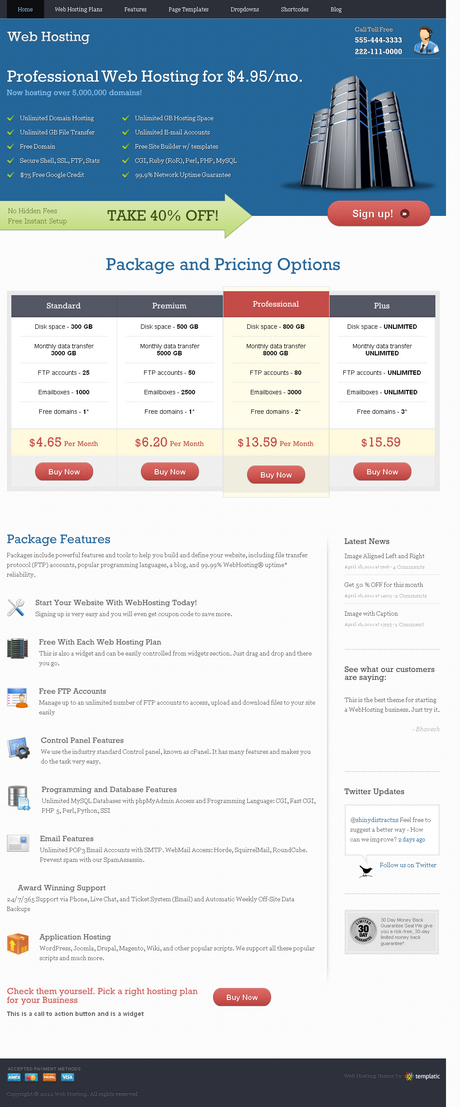 web hosting