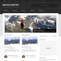 Backcountry by StudioPress  