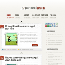 PersonalPress by Elegantthemes 